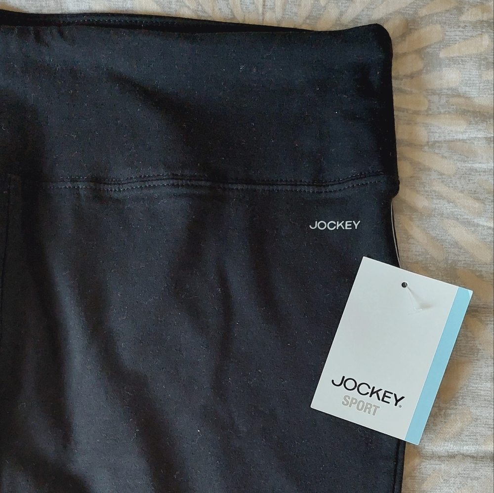 Jockey  Black Capri Leggings size L - Picture 3 of 9